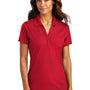 Port Authority Womens EZPerformance Moisture Wicking Short Sleeve Polo Shirt - Apple Red