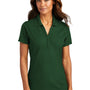 Port Authority Womens EZPerformance Moisture Wicking Short Sleeve Polo Shirt - Deep Forest Green - Closeout