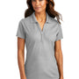 Port Authority Womens EZPerformance Moisture Wicking Short Sleeve Polo Shirt - Gusty Grey - Closeout