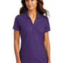 Port Authority Womens EZPerformance Moisture Wicking Short Sleeve Polo Shirt - Majestic Purple - Closeout