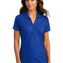 Port Authority Womens EZPerformance Moisture Wicking Short Sleeve Polo Shirt - True Royal Blue