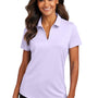 Port Authority Womens City Easy Care Moisture Wicking Short Sleeve Polo Shirt - Bright Lavender Purple