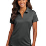 Port Authority Womens City Easy Care Moisture Wicking Short Sleeve Polo Shirt - Graphite Grey