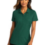 Port Authority Womens React SuperPro Snag Resistant Short Sleeve Polo Shirt - Marine Green - Closeout