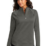 Port Authority Womens C-FREE Cypress Snag Resistant 1/4 Zip Sweatshirt - Steel Grey
