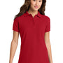 Port & Company Womens Core Stain Resistant Short Sleeve Polo Shirt - Red