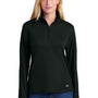 New Era Womens Power Moisture Wicking 1/4 Zip Sweatshirt - Black