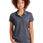 New Era Womens Slub Twist Short Sleeve Polo Shirt - True Navy Blue Twist