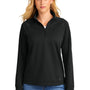 New Era Womens Stand Out 1/4 Zip Sweatshirt - Black - COMING SOON