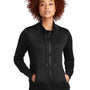 New Era Womens Performance Terry Full Zip Sweatshirt w/ Pockets - Black