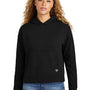 New Era Womens Comeback Fleece Hooded Sweatshirt Hoodie w/ Pouch Pocket - Black