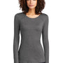 Ogio Womens Endurance Force Moisture Wicking Long Sleeve Crewneck T-Shirt - Heather Gear Grey