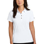 Ogio Womens Envision Moisture Wicking Short Sleeve Polo Shirt - White