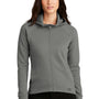 Ogio Womens Bolt Full Zip Hooded Sweatshirt Hoodie w/ Pockets - Turbo Grey