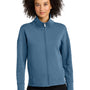 Ogio Womens Transcend Full Zip Sweatshirt w/ Pockets - Mist Blue
