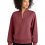 Ogio Womens Transcend 1/4 Zip Sweatshirt - Soft Ruby Red