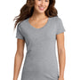Port & Company Womens Fan Favorite Short Sleeve V-Neck T-Shirt - Heather Grey