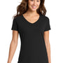 Port & Company Womens Fan Favorite Short Sleeve V-Neck T-Shirt - Jet Black