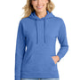 Port & Company Womens Core Fleece Hooded Sweatshirt Hoodie w/ Pouch Pocket - Heather Royal Blue
