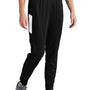 Sport-Tek Womens Moisture Wicking Travel Pants w/ Pockets - Black/White
