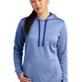 Sport-Tek Womens Heather Sport-Wick Moisture Wicking Fleece Hooded Sweatshirt Hoodie w/ Pouch Pocket - Heather True Royal Blue