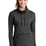 Sport-Tek Womens Triumph Fleece Cowl Neck Sweatshirt w/ Pocket - Heather Black