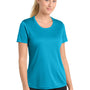 Sport-Tek Womens Competitor Moisture Wicking Short Sleeve Crewneck T-Shirt - Atomic Blue