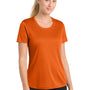 Sport-Tek Womens Competitor Moisture Wicking Short Sleeve Crewneck T-Shirt - Deep Orange