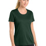 Sport-Tek Womens Competitor Moisture Wicking Short Sleeve Crewneck T-Shirt - Forest Green