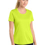 Sport-Tek Womens Competitor Moisture Wicking Short Sleeve Crewneck T-Shirt - Neon Yellow