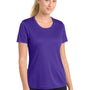Sport-Tek Womens Competitor Moisture Wicking Short Sleeve Crewneck T-Shirt - Purple