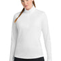 Sport-Tek Womens Competitor Moisture Wicking 1/4 Zip Sweatshirt - White