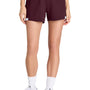 Sport-Tek Womens Club Moisture Wicking Shorts - Maroon/White