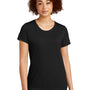 Sport-Tek Womens Competitor Moisture Wicking Short Sleeve Scoop Neck T-Shirt - Black - Closeout