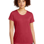 Sport-Tek Womens Competitor Moisture Wicking Short Sleeve Scoop Neck T-Shirt - Deep Red - Closeout