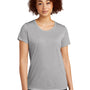 Sport-Tek Womens Competitor Moisture Wicking Short Sleeve Scoop Neck T-Shirt - Silver Grey - Closeout