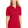 Sport-Tek Womens Moisture Wicking Short Sleeve Polo Shirt - True Red