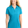 Sport-Tek Womens Competitor Moisture Wicking Short Sleeve Polo Shirt - Atomic Blue