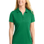 Sport-Tek Womens Competitor Moisture Wicking Short Sleeve Polo Shirt - Kelly Green