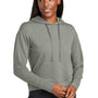 Sport-Tek Womens Sport-Wick Moisture Wicking Flex Fleece Hooded Sweatshirt Hoodie - Heather Light Grey