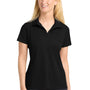 Sport-Tek Womens Sport-Wick Moisture Wicking Short Sleeve Polo Shirt - Black