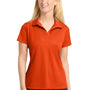 Sport-Tek Womens Sport-Wick Moisture Wicking Short Sleeve Polo Shirt - Deep Orange