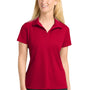 Sport-Tek Womens Sport-Wick Moisture Wicking Short Sleeve Polo Shirt - Deep Red
