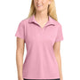 Sport-Tek Womens Sport-Wick Moisture Wicking Short Sleeve Polo Shirt - Light Pink