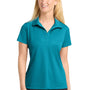 Sport-Tek Womens Sport-Wick Moisture Wicking Short Sleeve Polo Shirt - Tropic Blue