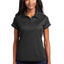 Sport-Tek Womens Sport-Wick Moisture Wicking Short Sleeve Polo Shirt - Black - Closeout