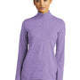Sport-Tek Womens Exchange 1.5 Long Sleeve 1/4 Zip T-Shirt - Heather Hyacinth Purple - Closeout
