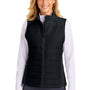 Sport-Tek Womens Teknical Hybrid Full Zip Vest - Black - COMING SOON