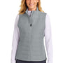 Sport-Tek Womens Teknical Hybrid Full Zip Vest - Silver Grey - COMING SOON