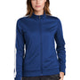 Sport-Tek Womens Full Zip Track Jacket - True Royal Blue/White - Closeout